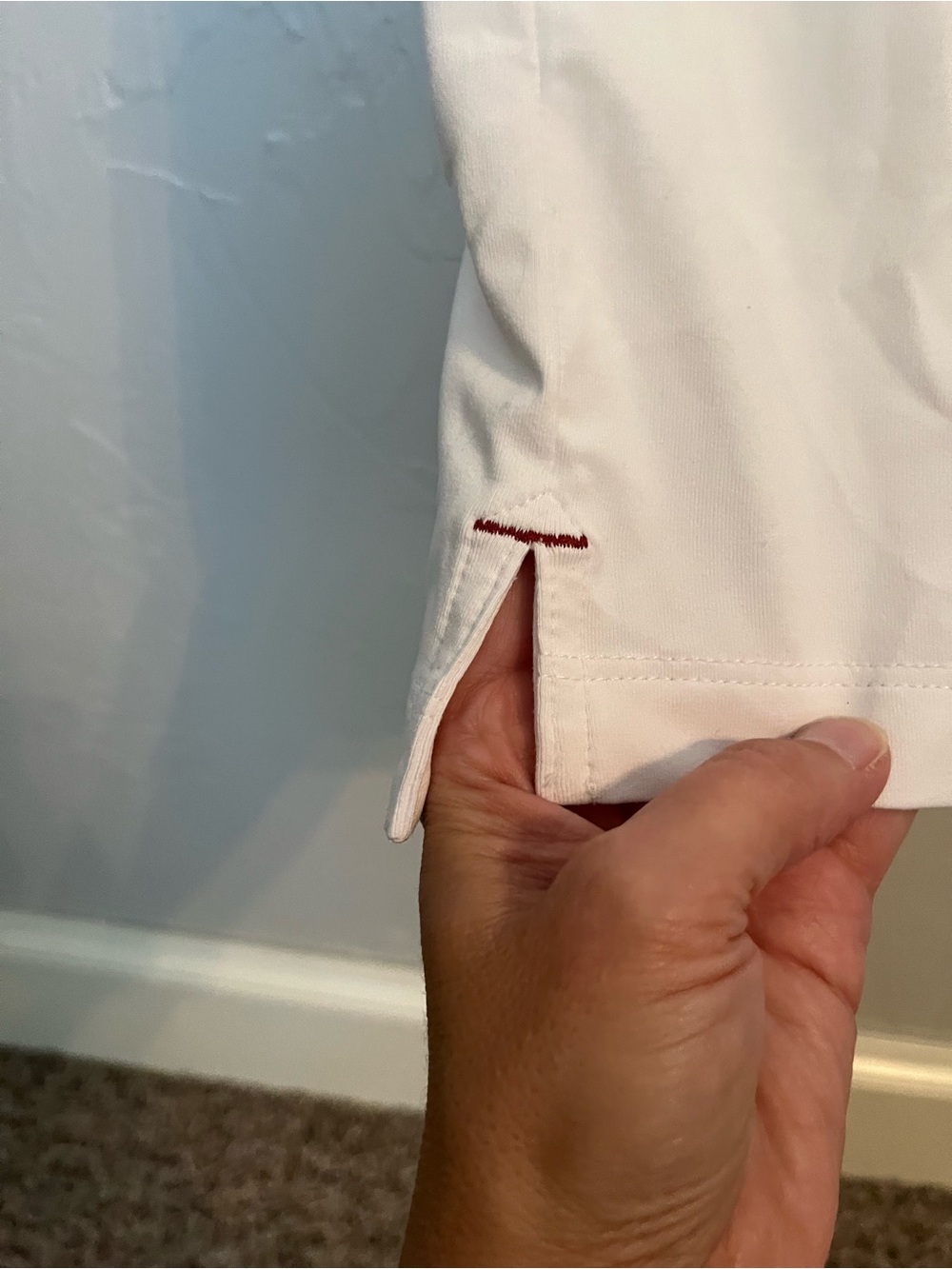 Sun Day Red Men’s Icon Polo in White Sz S Like New Performance Breathable Golf - Picture 5 of 12